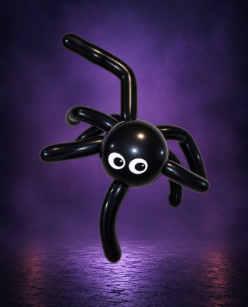 Spider balloon animal